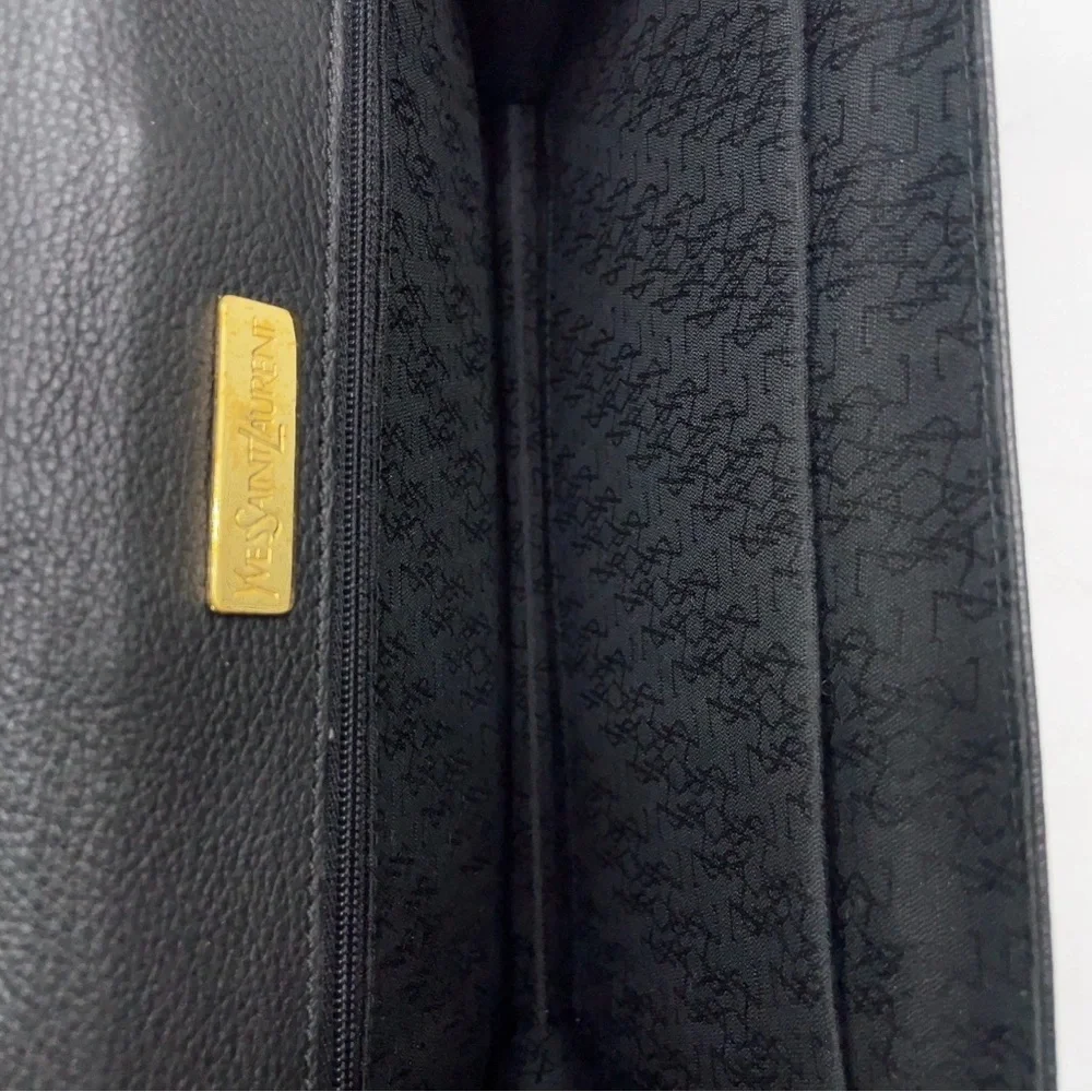 YVES SAINT LAURENT Vintage Top Handle/ Clutch Bag